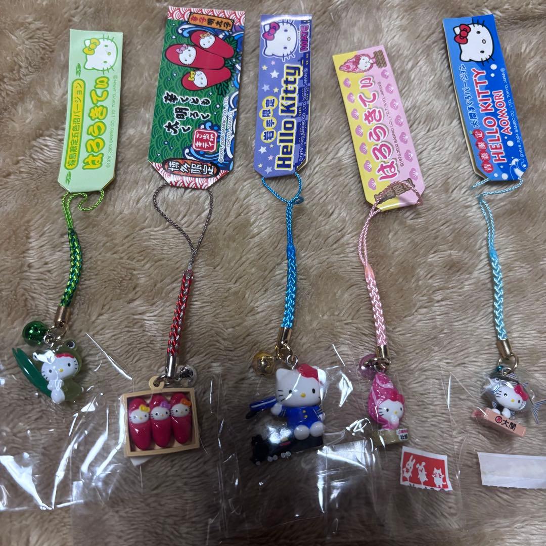星*奨様 ハローキティ ご当地 根付け ストラップ 50点 まとめ売り