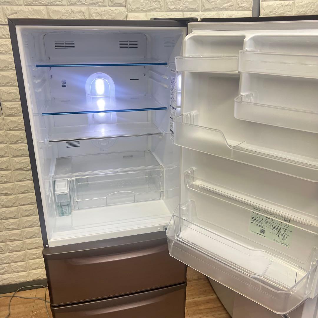 パナソニック 冷蔵庫 自動製氷付　NR-C32FM-T 315L