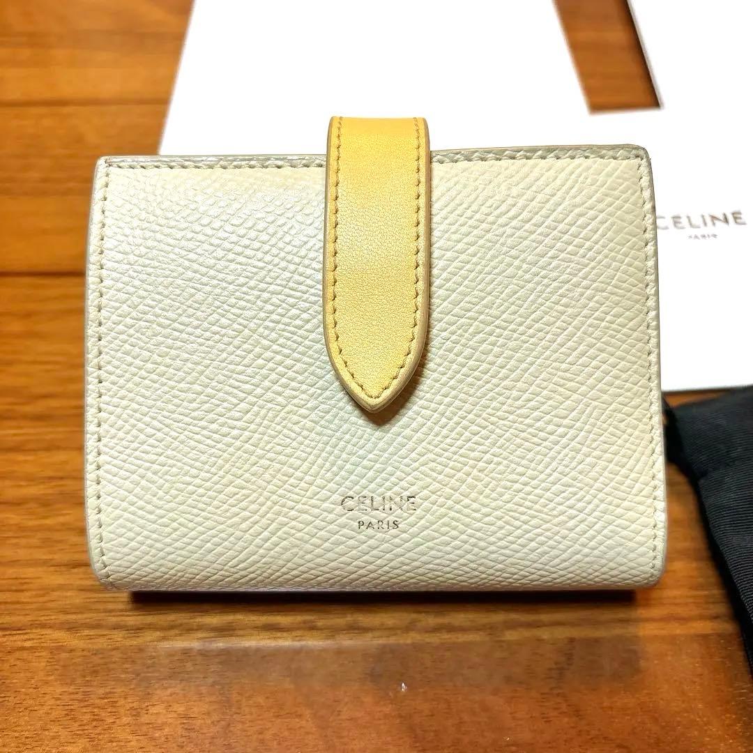 CELINE イエロー 二つ折り財布