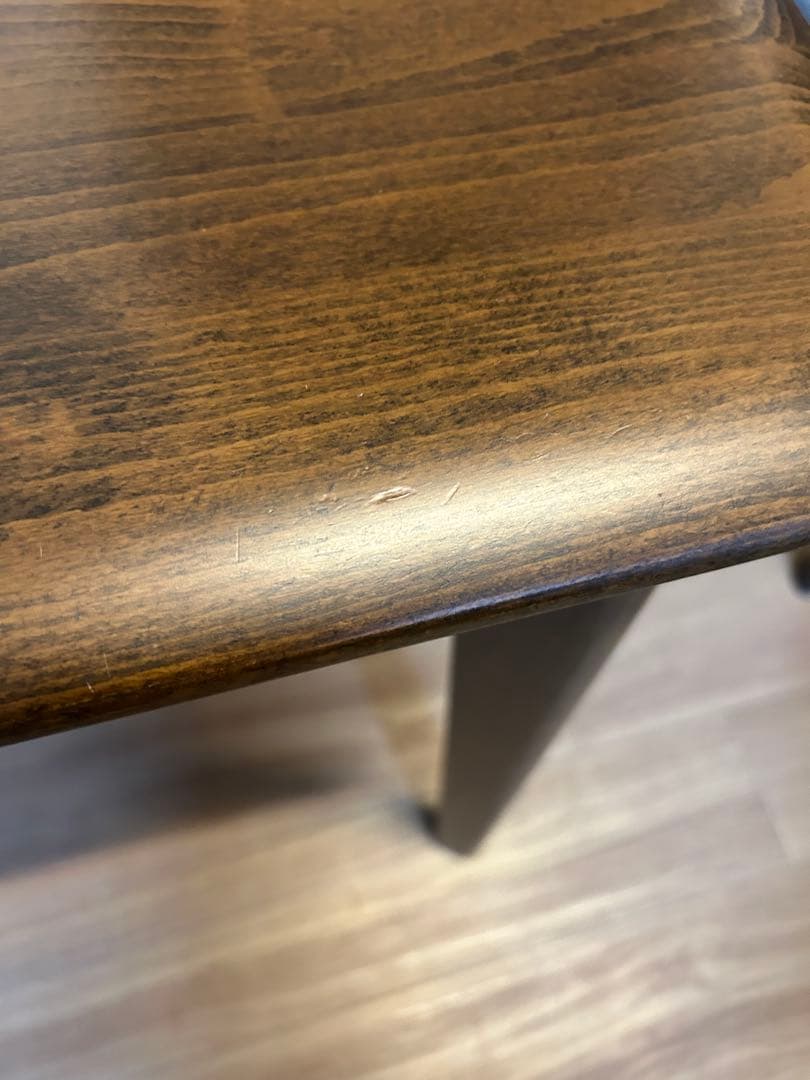 ニトリ ダイニングテーブル 2人用　ミドルブラウン