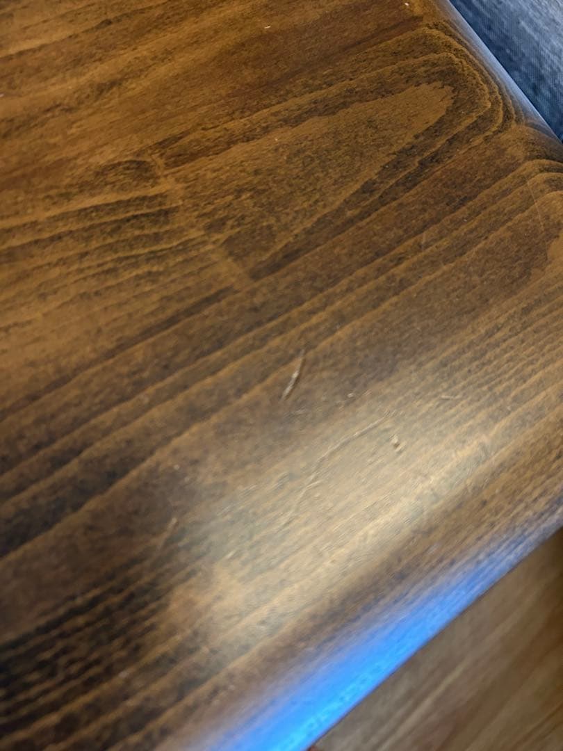 ニトリ ダイニングテーブル 2人用　ミドルブラウン