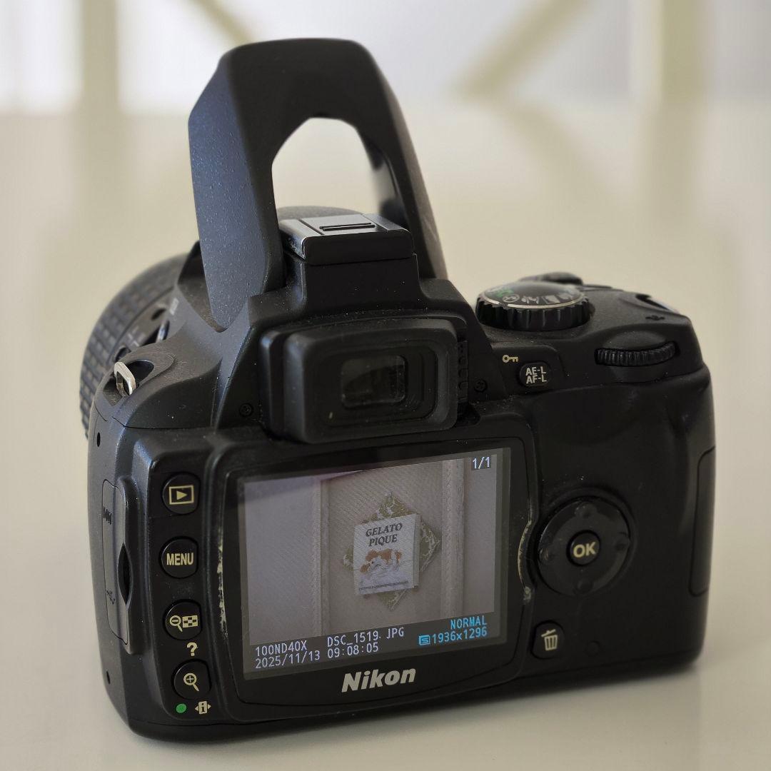 【ニコン】デジタル一眼レフカメラ Nikon D40x ダブルレンズセット