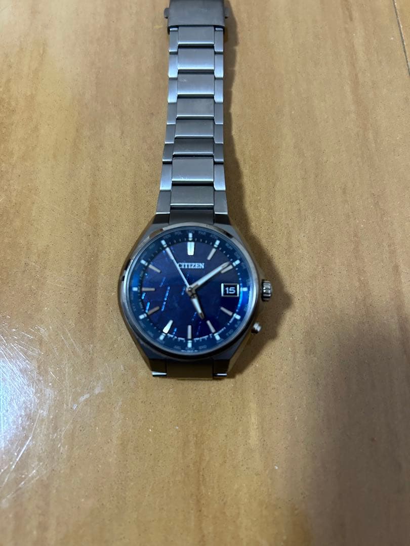 【今日限定】CITIZEN アナログクォーツ腕時計 青