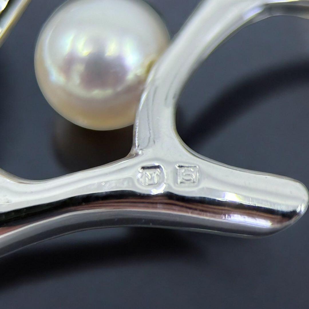 【新品同様】ミキモト 幸福の木　アコヤ　本真珠　パール　ブローチ　コサージュ