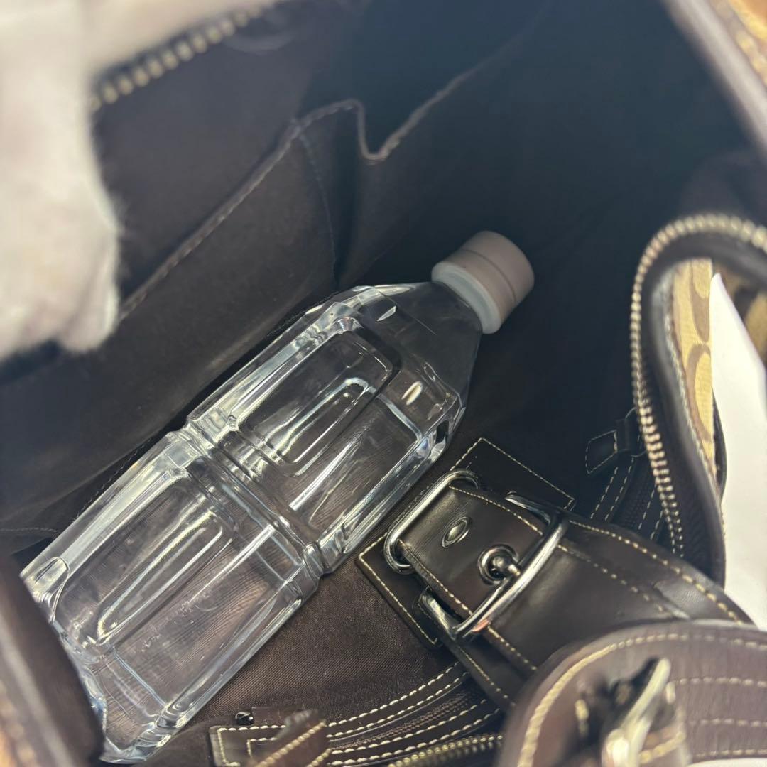 極美 COACHコーチ harfmoon soho leather 6363