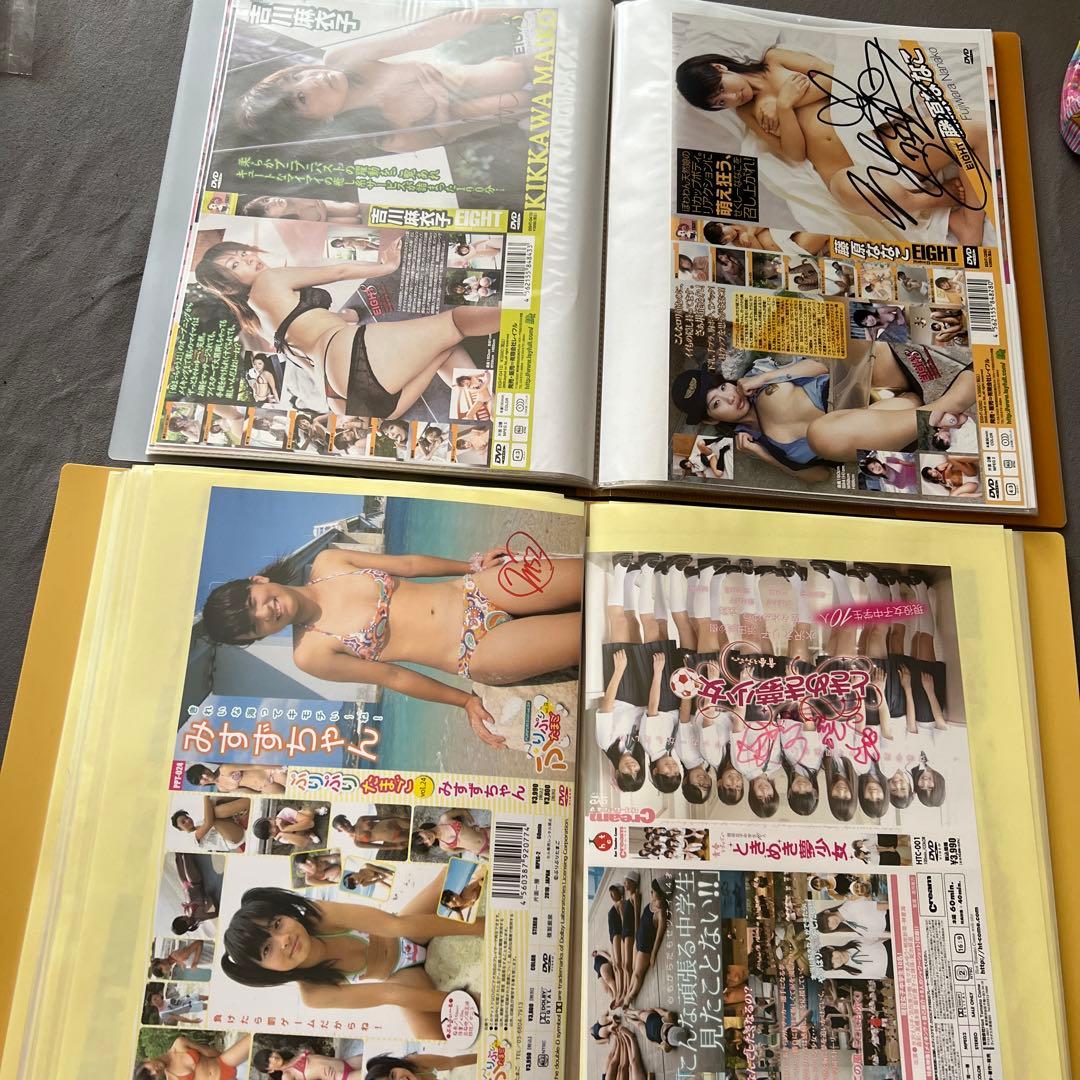 グラビアアイドル　DVD 表紙　直筆サイン入り　大量セット　100人以上