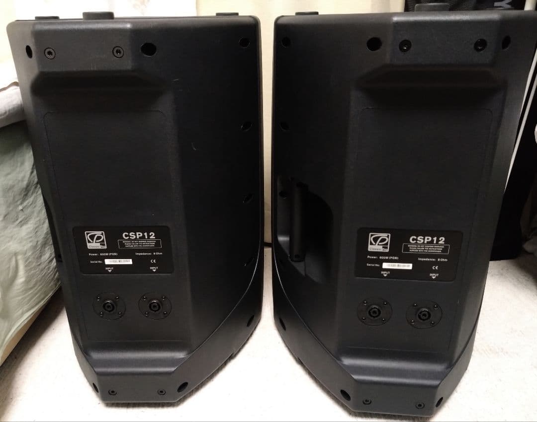 クラシックプロ CSP12　フルレンジ12インチ600Wスピーカー 2台ペア美品