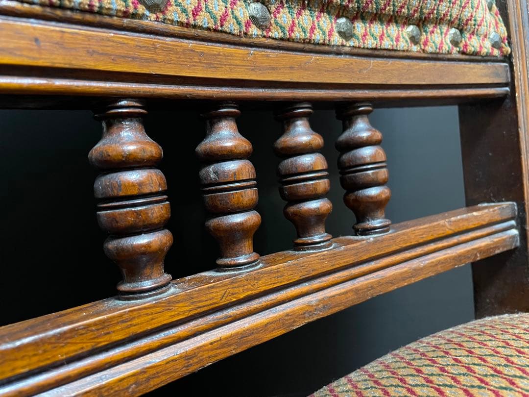 1920年代　英国アンティークチェア　オークチェア