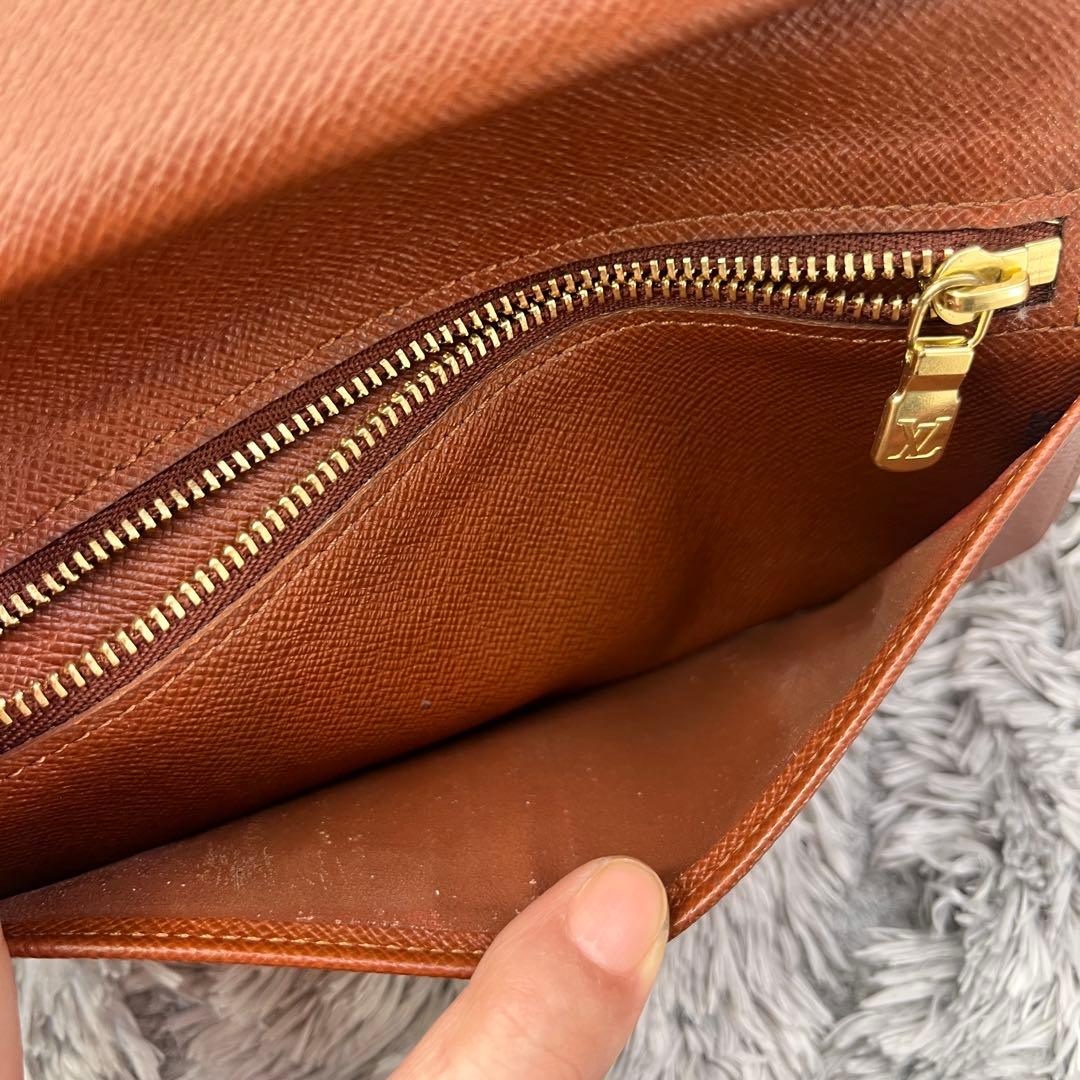 美品　ルイヴィトン　コンチネンタル　クラッチ　折り財布　がま口　モノグラム