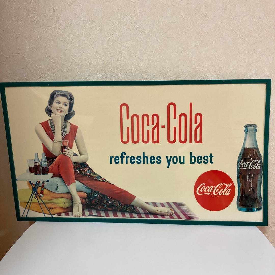 コカコーラ Coca-Cola レトロ広告看板 両面看板 昭和レトロ 激レア