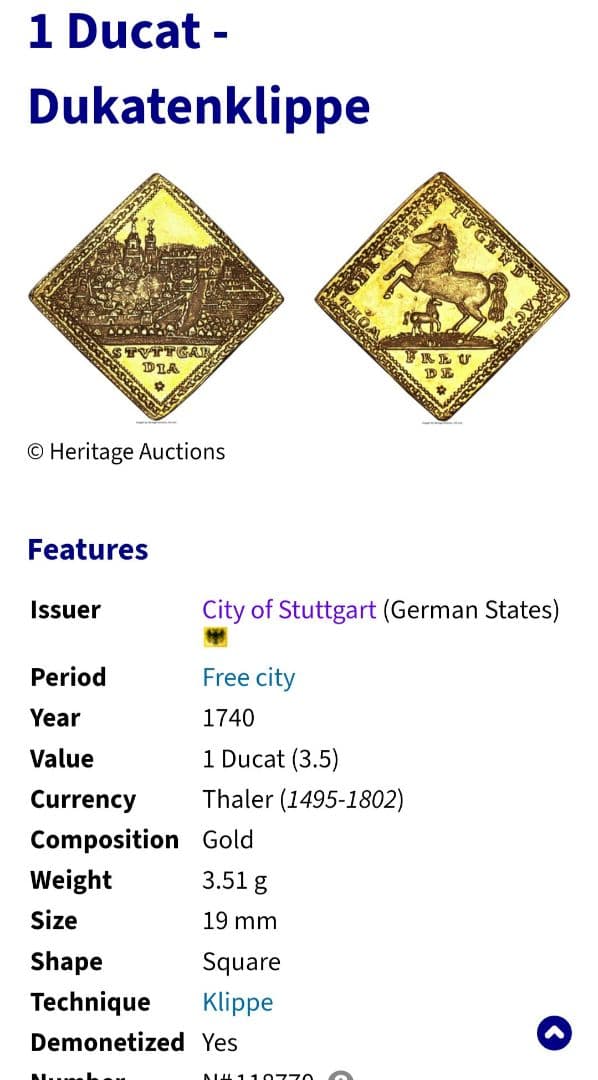 試鋳貨）シュトゥットガルト 都市景観 パターン ダカット銀打ち NGC鑑定済み