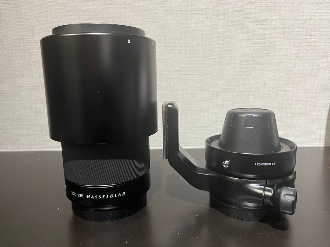 ハッセルブラッド　XCD135と1.7テレコンバータと純正三脚座