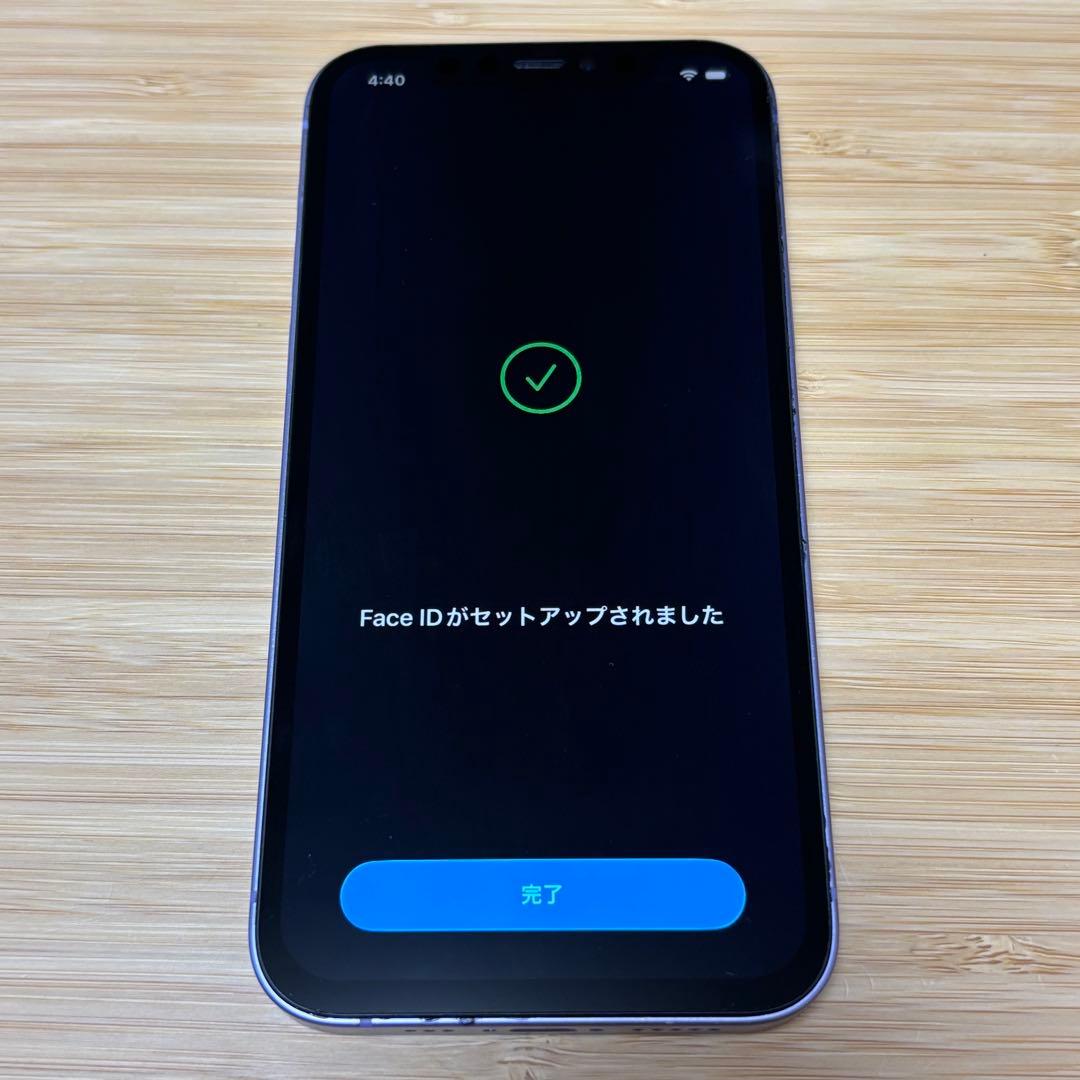 【海外版】iPhone 12 128GB パープル　新品バッテリー　台湾版　本体