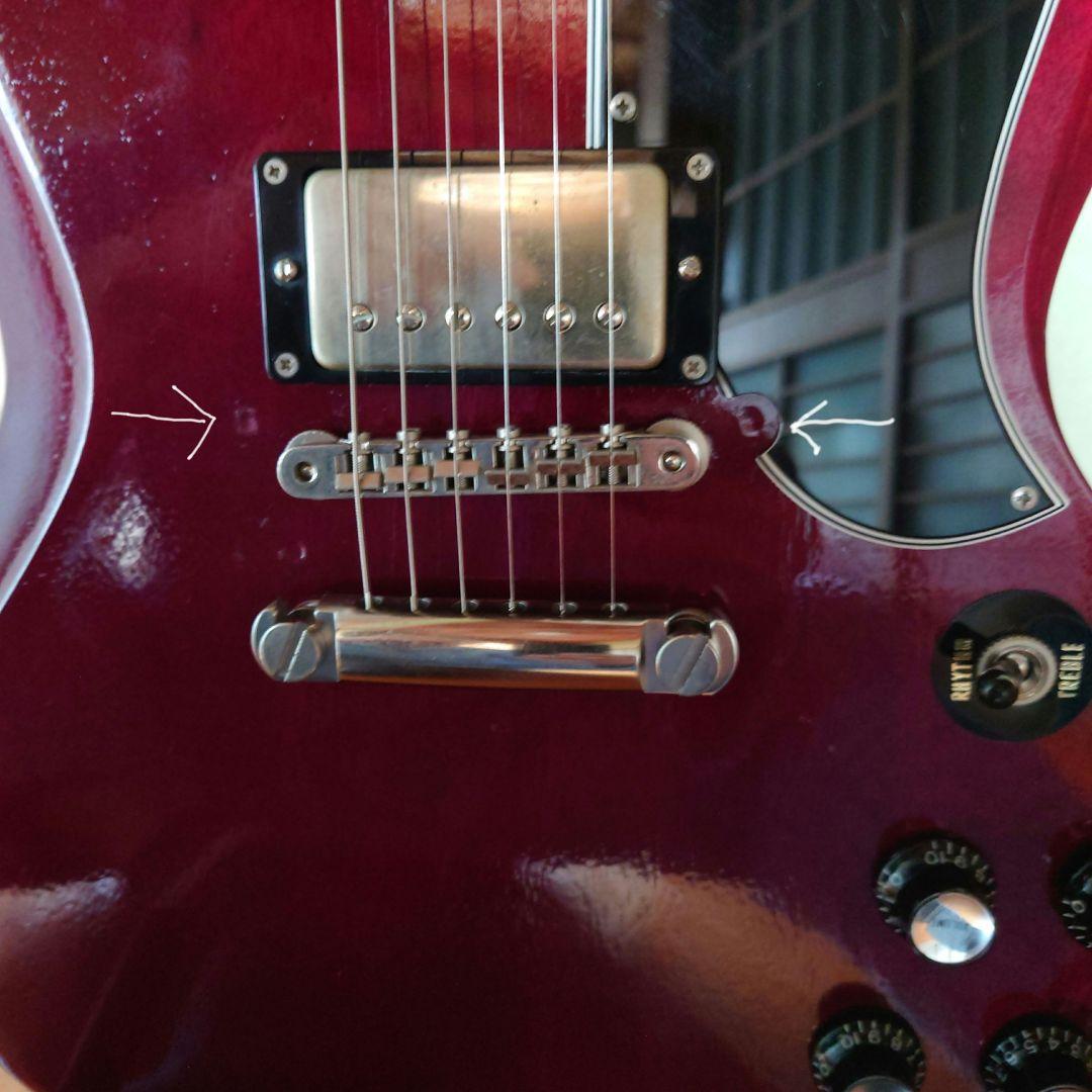 Edward SG E-SG-90LT2 ネック折れ状態