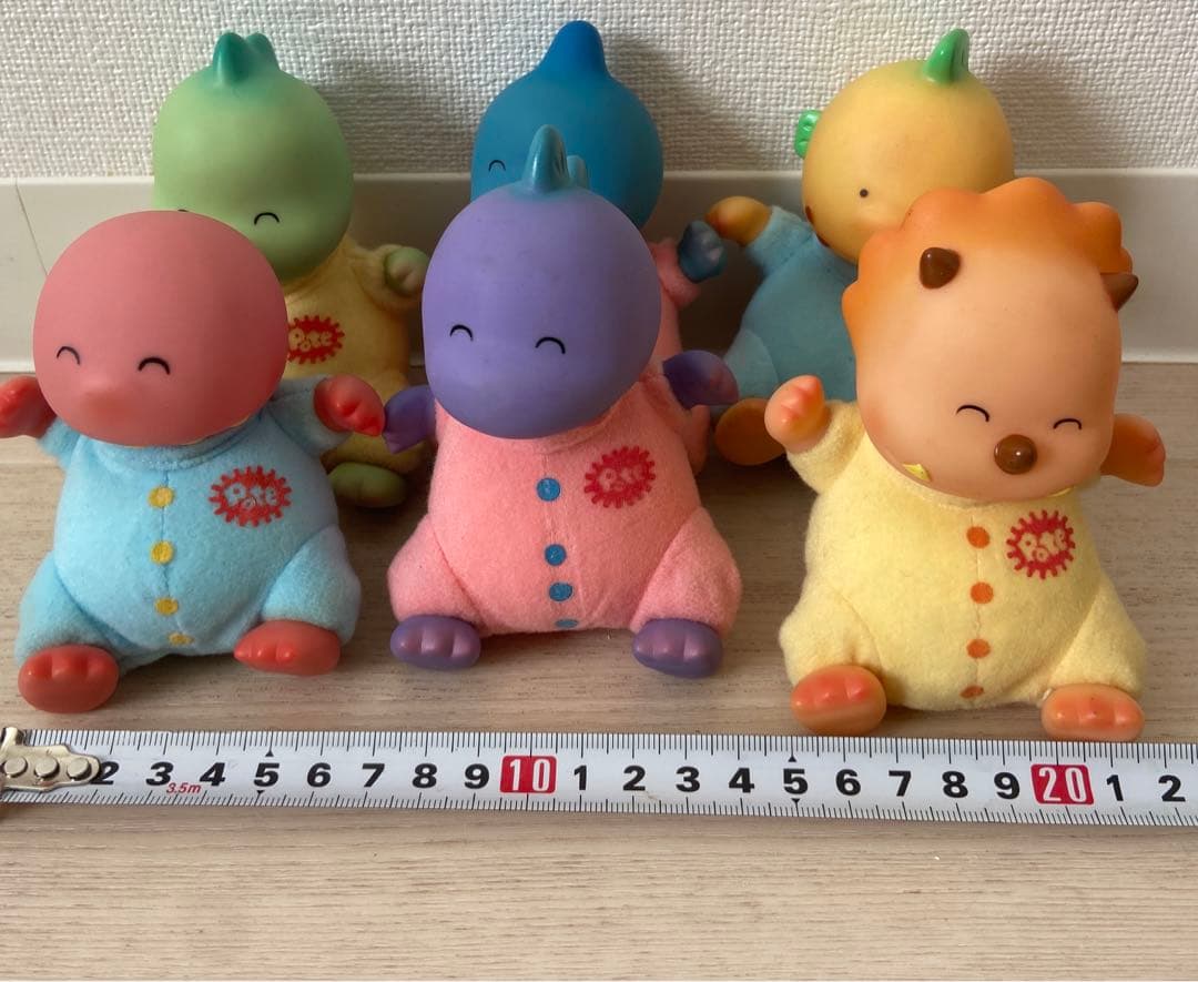 レトロ　恐竜の赤ちゃん　ソフビ　アンティーク　pote 玩具　人形　当時物レア