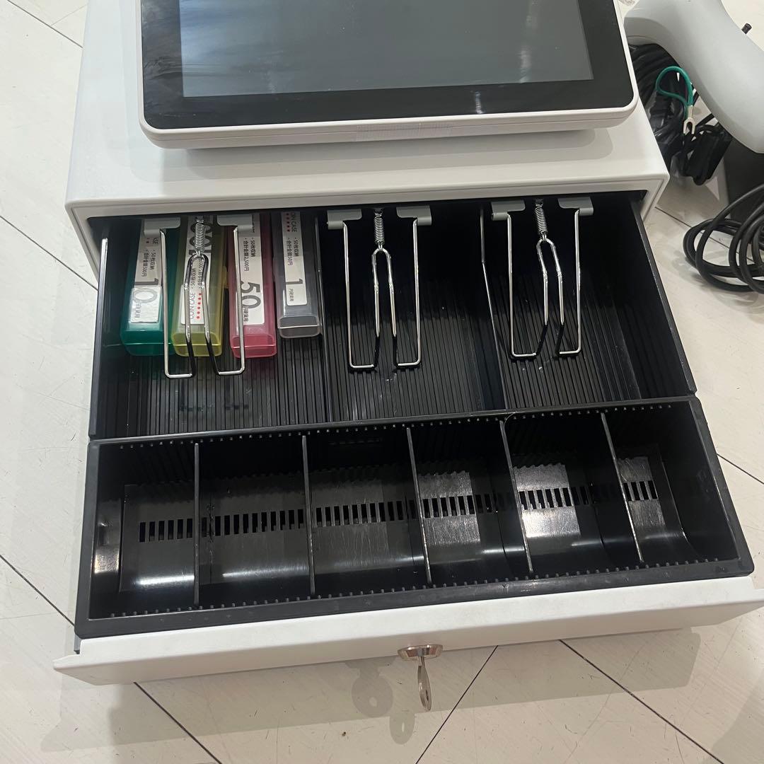 タッチスクリーン POSレジスタ レシートプリンター付き