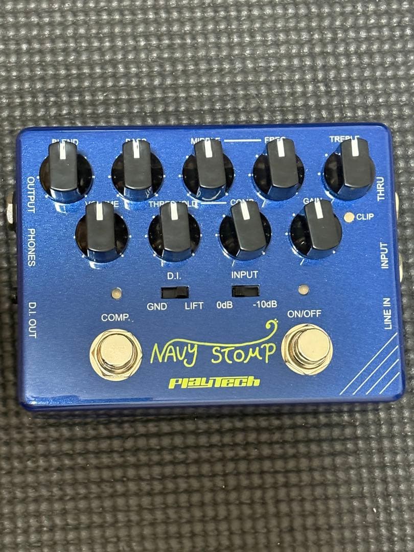 PLAYTECH NAVY STOMP ベース用プリアンプ