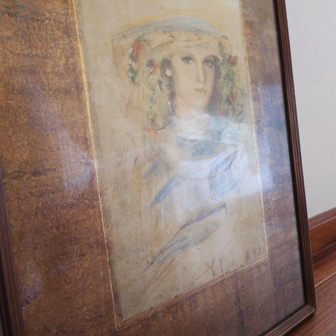 メルサド.ベルバーの作品　少女と鳥