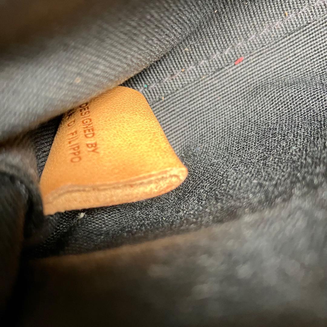 【未使用級】イルビゾンテ＊がま口 ケース レザーグリーン