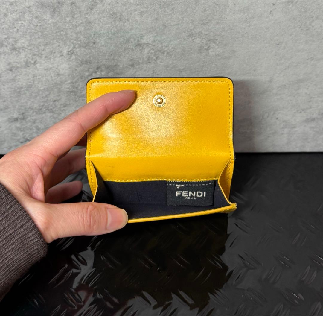 FENDI イエロー 三つ折り財布