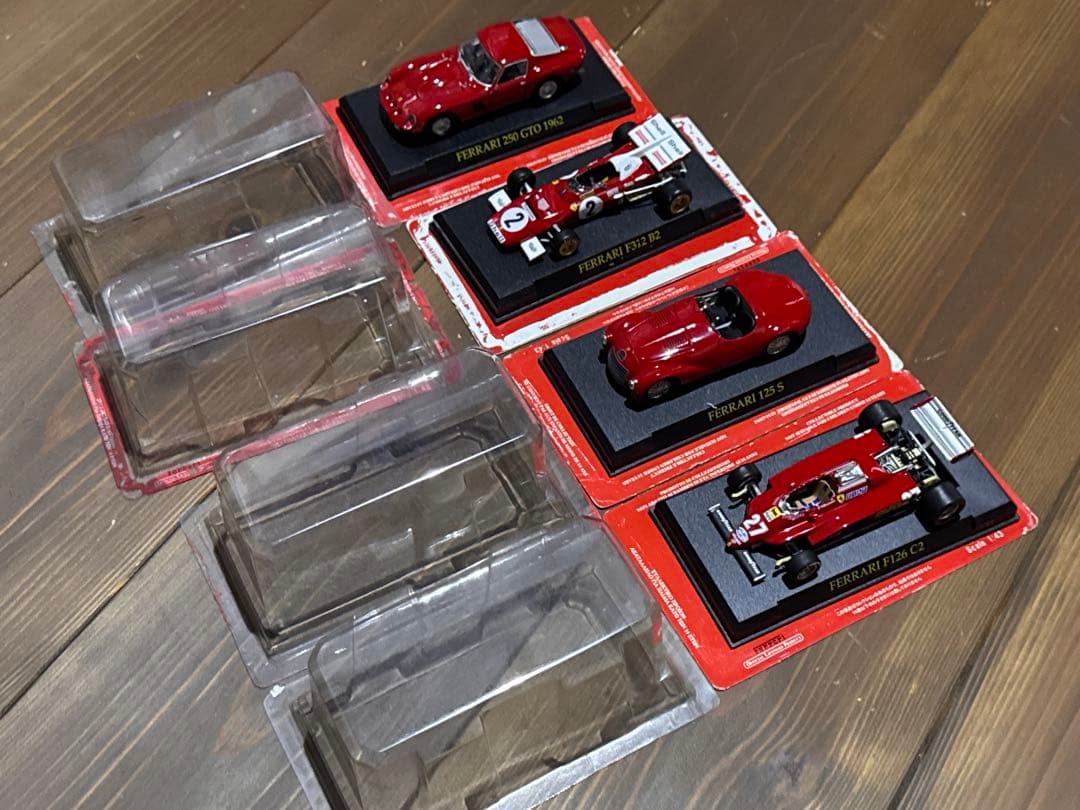 Ferrari 250 GTO等々 4台セット　カバー取れてます