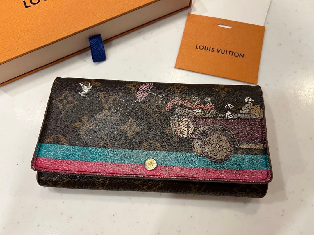 Louis Vuitton アートプリント 長財布
