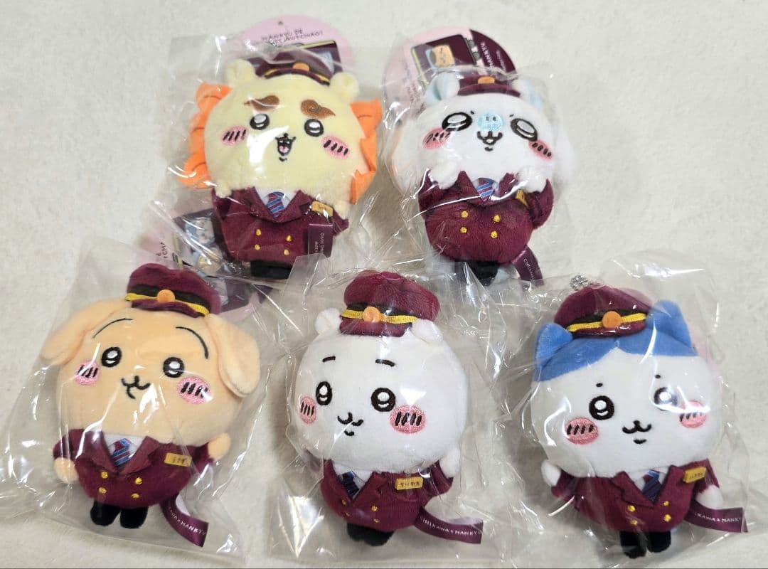 ちいかわ 阪急電車なマスコット 5点セット