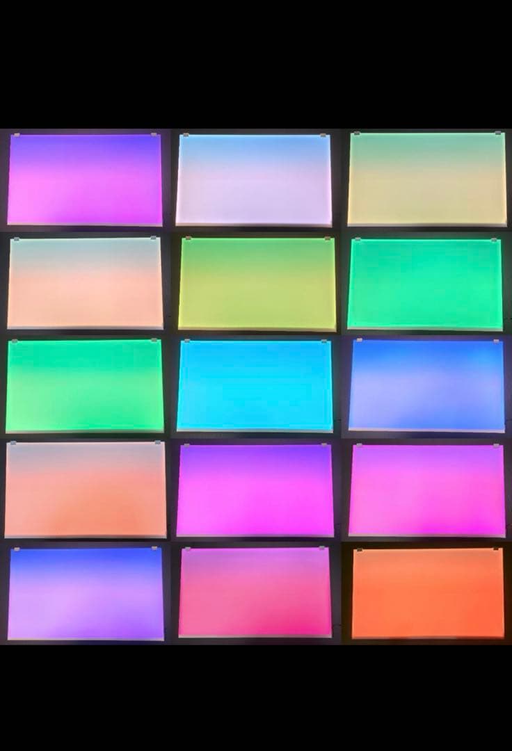 新品未使用　ライトスクリーン　アクアリウム　LED RGB 60cm×38cm