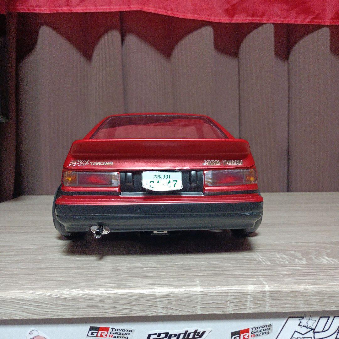 SAKURA D6シャーシ 86トレノボディ