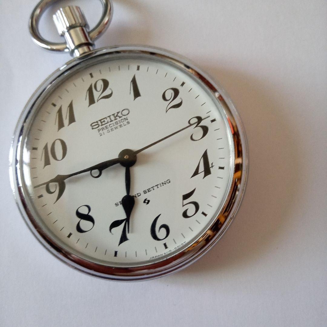 本物国鉄懐中時計稼働品