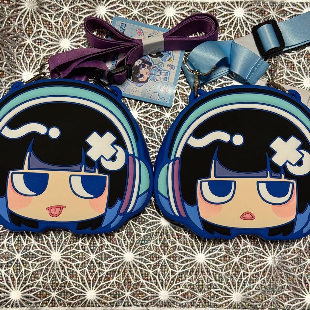 ano×バッドばつ丸 プラチナムザッカショルダー付 シリコンポーチ 2種セット