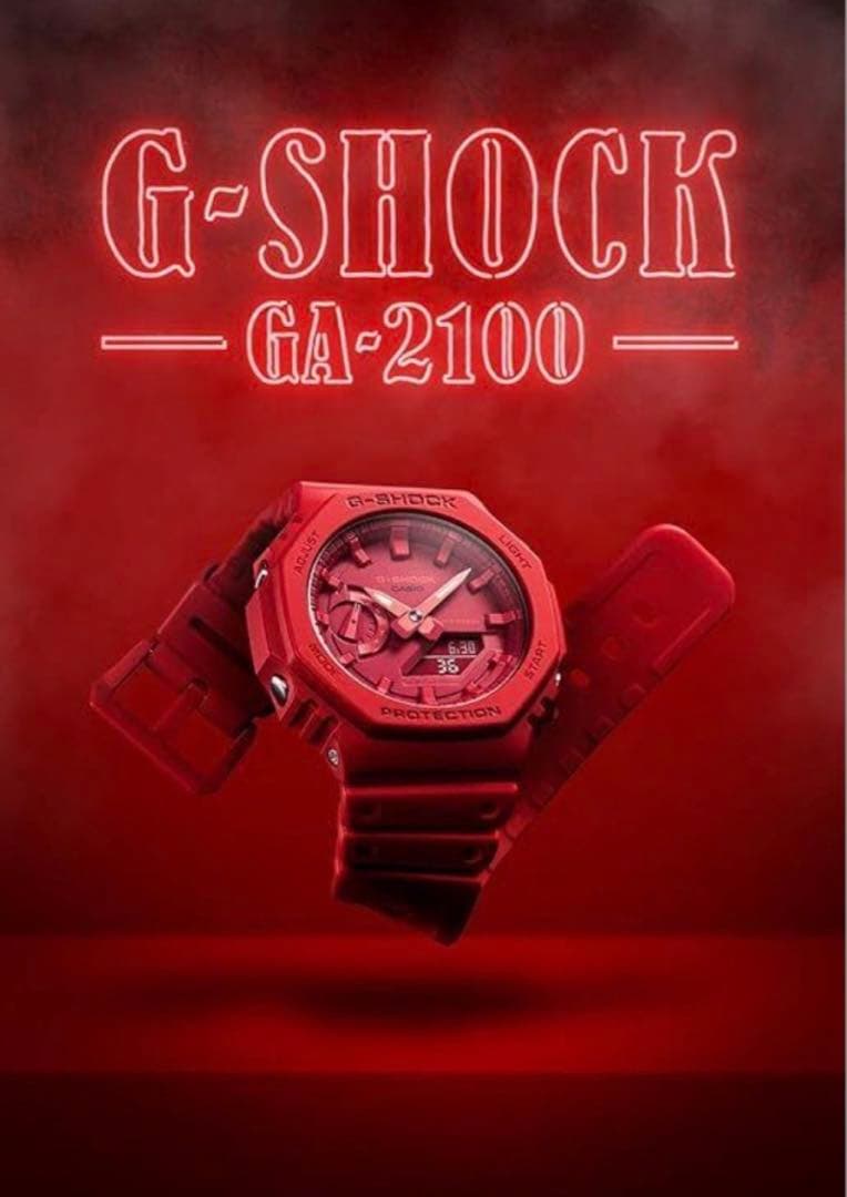 CASIO 対衝撃構造 GA-2100-4AJF G-SHOCK腕時計
