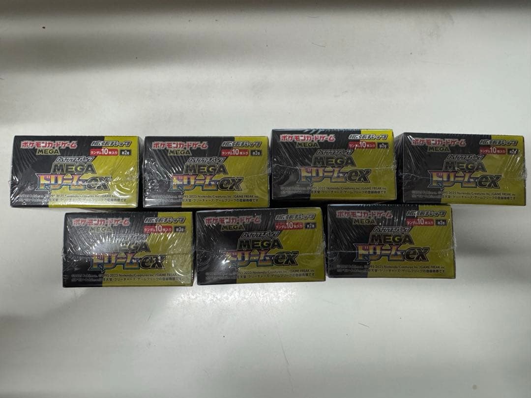 ポケモンカードゲーム MEGAドリームex 7ボックス