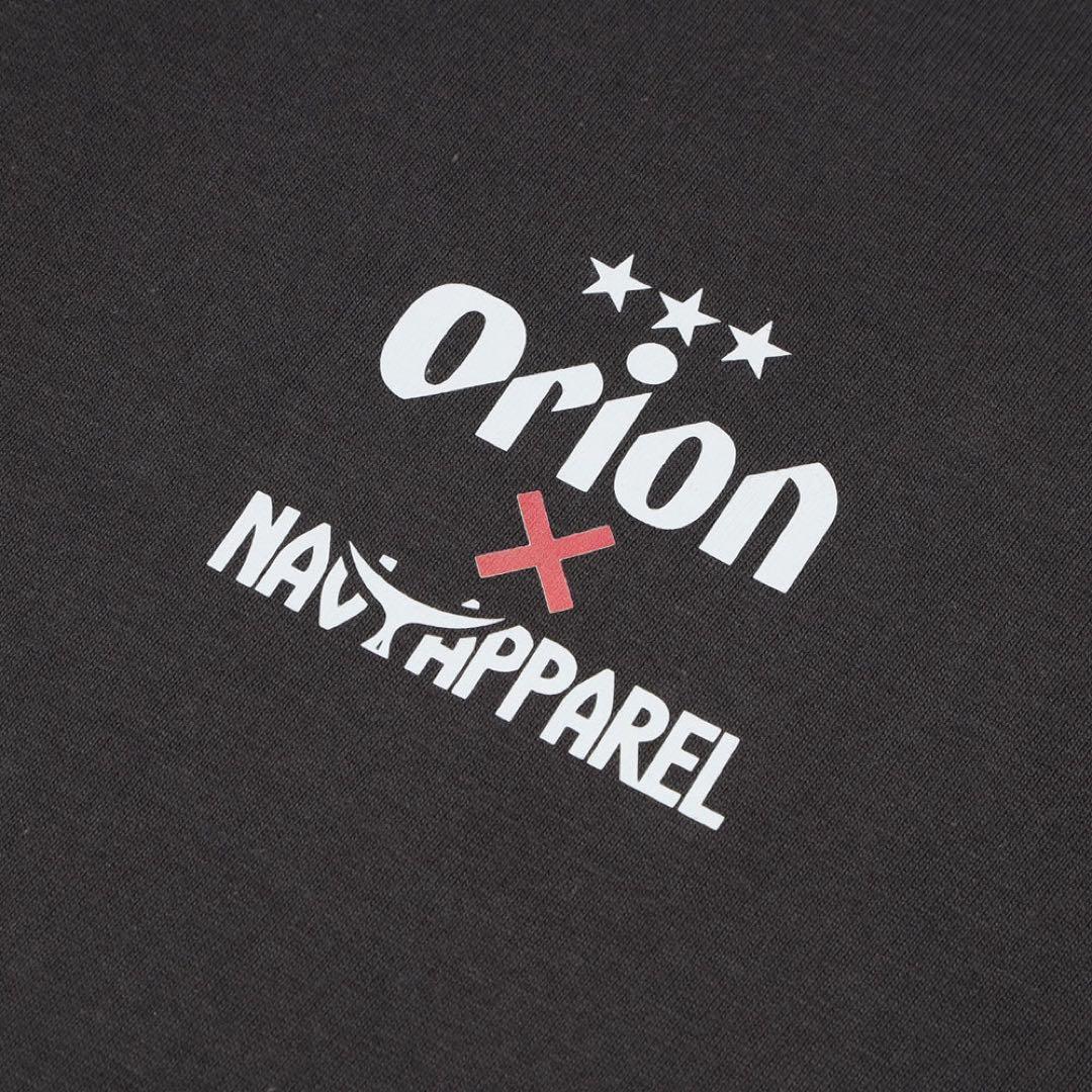 【ORION×NAVY APPAREL】南国魚Tシャツ（カラー：スミクロ）XL