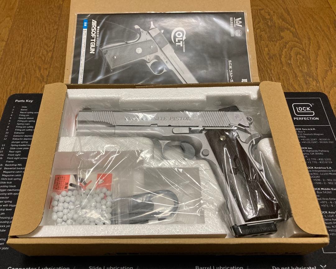 新品 未使用 限定WA COLT GUNSITE PISTOL シルバー