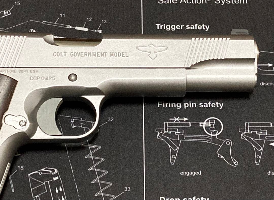 新品 未使用 限定WA COLT GUNSITE PISTOL シルバー