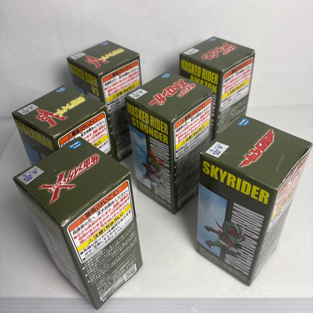 左*様 未開封美品仮面ライダーワールドコレクタブルフィギュアライダーキック6種ワ