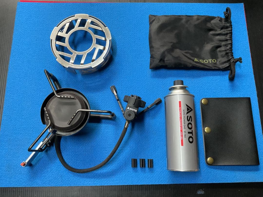 SOTO 廃盤希少人気商品ST-301モノトーンゴールド動作良好美品防風リング付