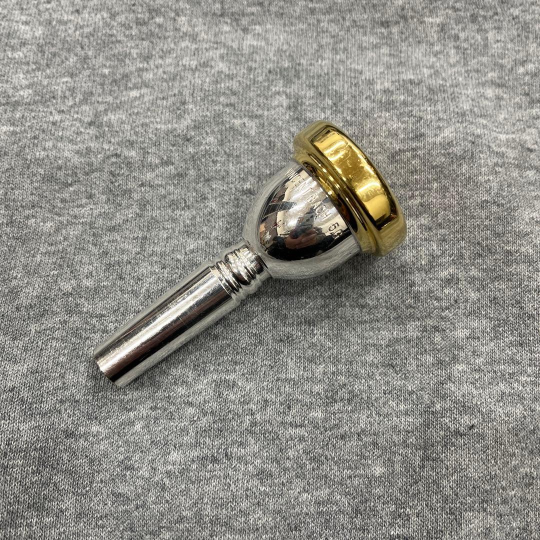 トロンボーン・ユーフォニアムマウスピース リムゴールド