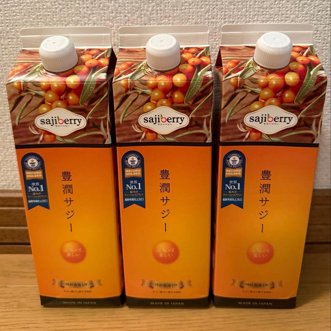 豊潤サジー　1000ml 3本セット