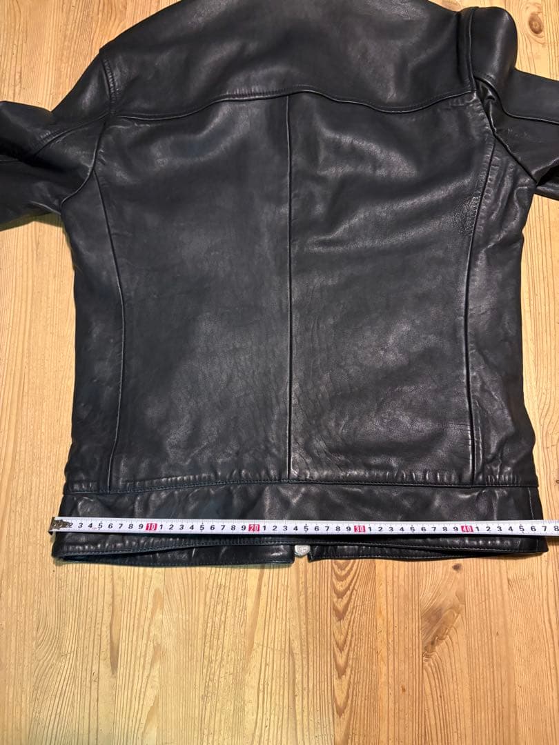 シープスキン　襟付き　シングルライダース　イングランド　ロンジャン　uk シド