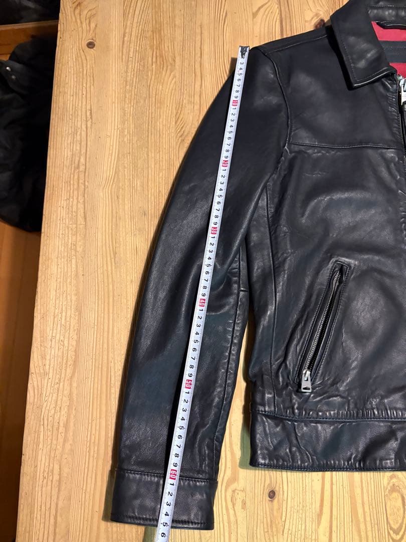 シープスキン　襟付き　シングルライダース　イングランド　ロンジャン　uk シド