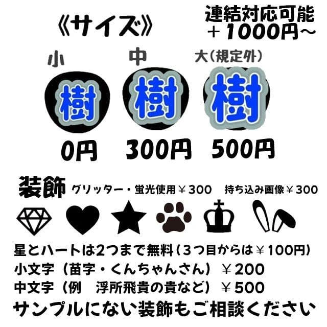 ❤︎団扇屋さんオーダーページ❤︎セール中❤︎うちわ文字 ハングル連結 ♡