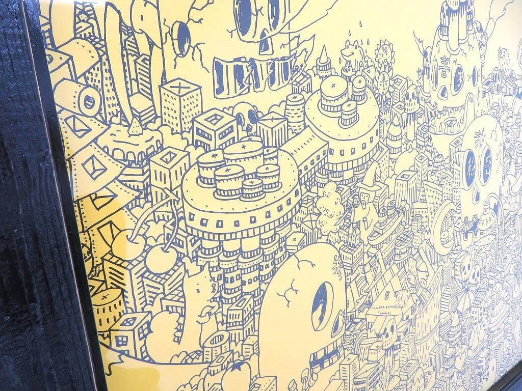 高橋信雅 イエローファイブ　現代アート　芸術　絵画