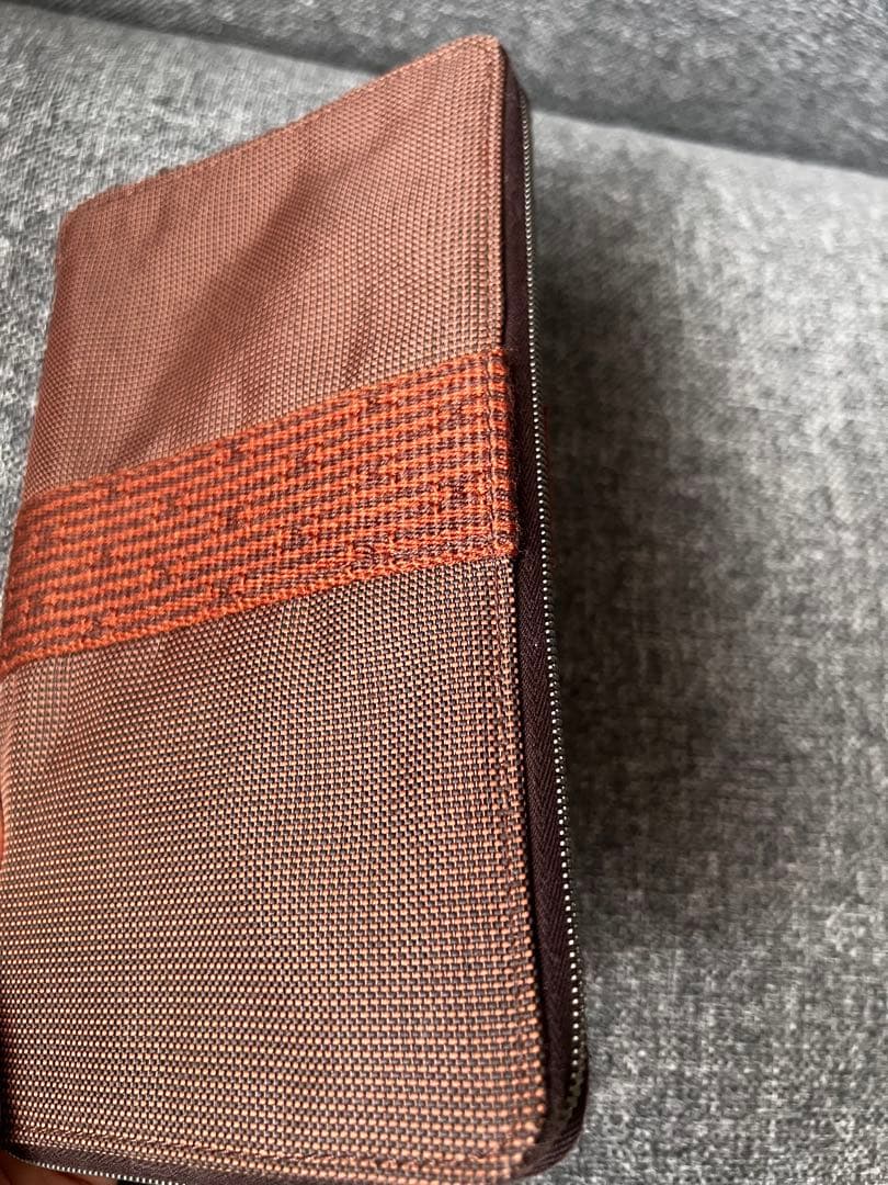 HERMESエールライン パース　ラウンドファスナー 長財布 パスポートケース