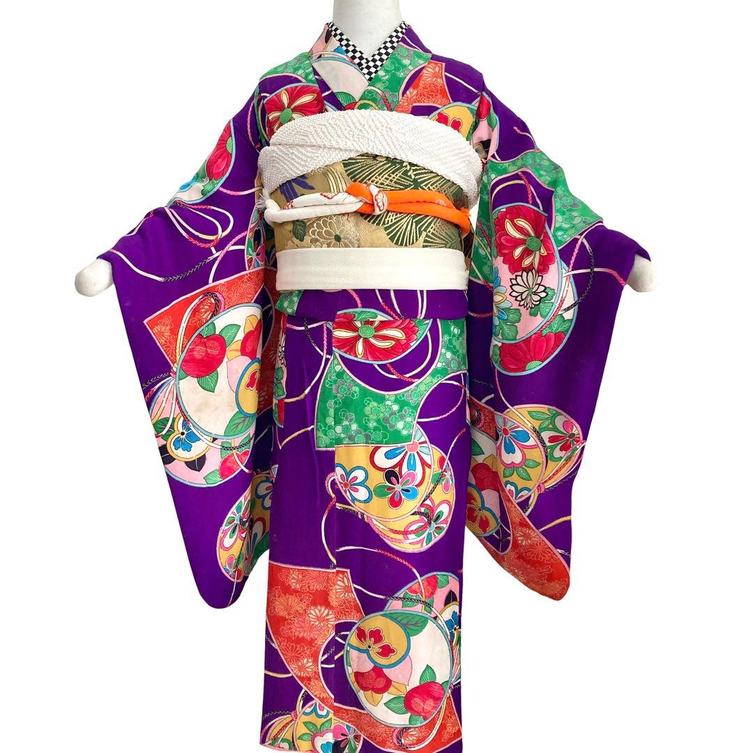 アンティーク 女の子 子供着物 昭和レトロ 大正ロマン 着物 NO3