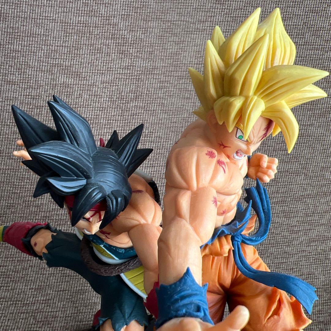 ドラゴンボール 孫悟空 バーダック フィギュア　親子かめはめ波　とよたろう