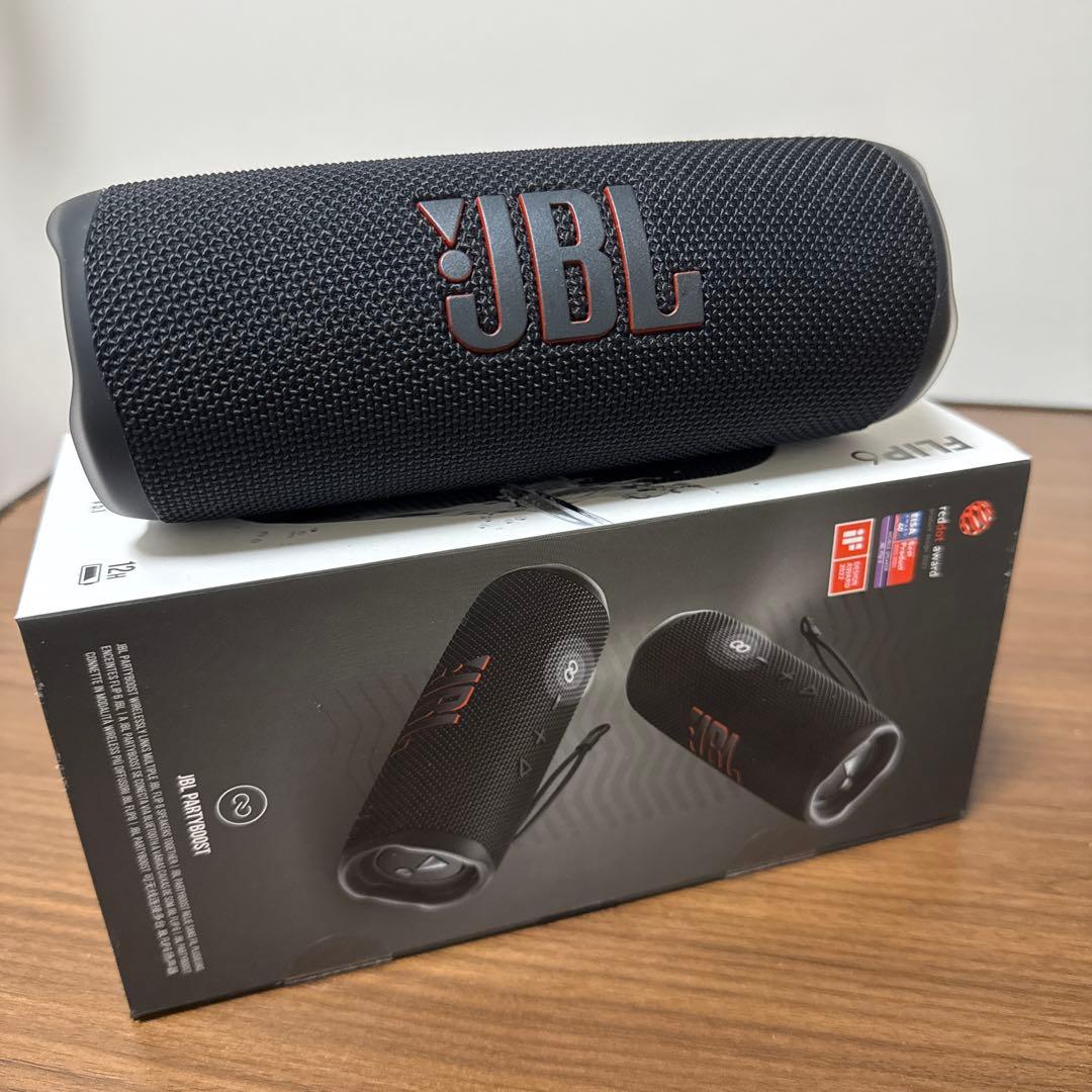 JBL Flip 6 ブラック ワイヤレススピーカー