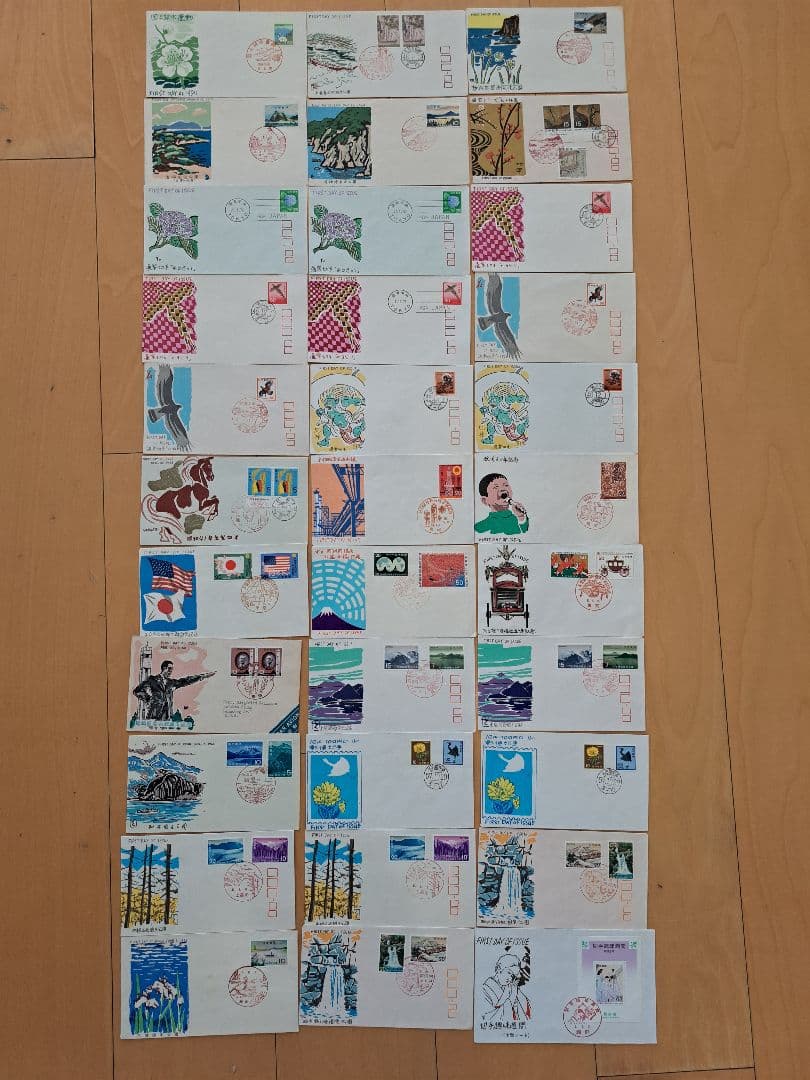 (マッサーはやし)　初日カバー　松屋木版　219通　日本