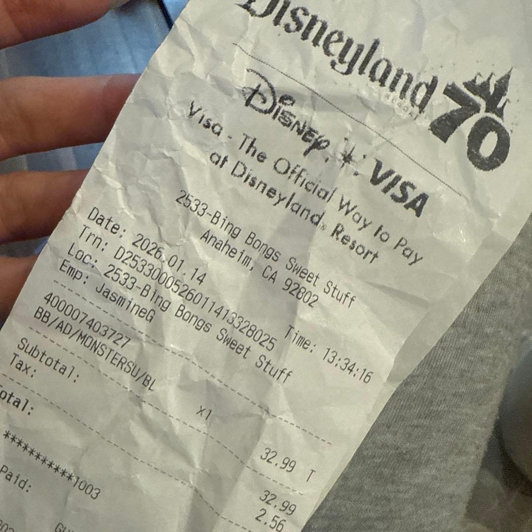 USディズニー公式　モンスターズ ユニバーシティキャップ